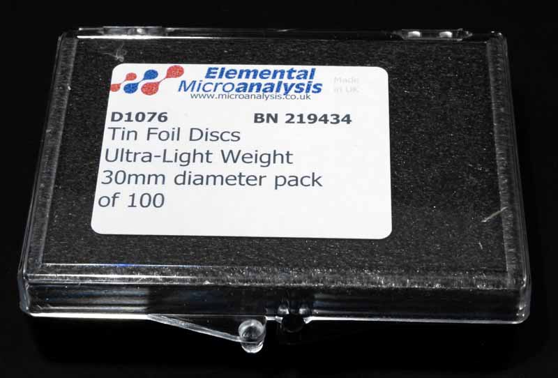 Tin Foil Discs Ultra-Light Weight 30mm diameter pack of 100